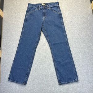 32x32 Blue Mountain NWT men's utility cargo jeans relaxed fit